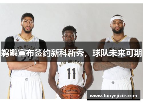 鹈鹕宣布签约新科新秀，球队未来可期